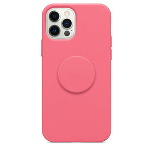 OtterBox + POP Ultra Slim Soft Touch Case for Apple iPhone 12/12 Pro - Tea Rose Pink (New) - Techable