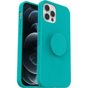 OtterBox + POP Ultra Slim Soft Touch Case for Apple iPhone 12/12 Pro - Ceramic Teal (New) - Techable