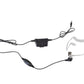 Milicom Acoustic Tube Smart 2-In-1 Single EarPhone/PTT Headset - Black (New)