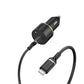 OtterBox Fast Charge Car Charging Kit 18W & USB-C to USB-C 1M Cable - Black (New) - Techable