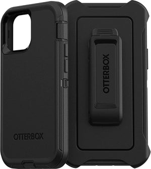 OtterBox DEFENDER SERIES Case & Holster for Apple iPhone 12 Mini/13 Mini - Black (Certified Refurbished) - Techable