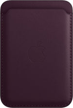 Apple iPhone Leather Wallet with MagSafe (2021) MM0T3ZM/A - Dark Cherry (Pre-Owned) - Techable