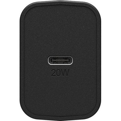 OtterBox USB-C Fast Charge Wall Charger 20W (1-Pack) - Black Shimmer (New) - Techable