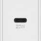 OtterBox USB-C Fast Charge Wall Charger 20W - White (New)