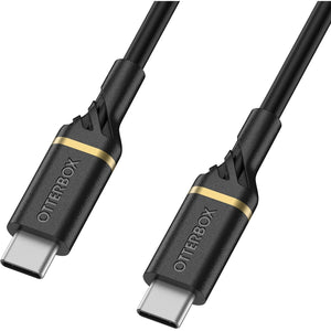 OtterBox USB-C to USB-C Fast Charge Wall Charging Kit (20W) - Black Shimmer (New)