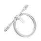 OtterBox Braided Nylon USB-C to USB-C Fast Charge Cable 1 Meter - White (New) - Techable