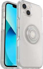 OtterBox + POP Antimicrobial Case for Apple iPhone 13 - Clear (Certified Refurbished) - Techable