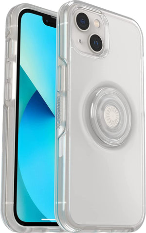 OtterBox + POP Antimicrobial Case for Apple iPhone 13 - Clear (Certified Refurbished) - Techable