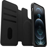 OtterBox SYMMETRY FOLIO MagSafe Case for Apple iPhone 12/12 Pro - Black (New) - Techable