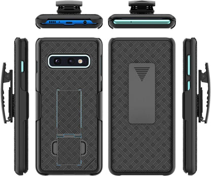 Verizon Shell Case and Holster for Samsung Galaxy S10e - Black (New) - Techable