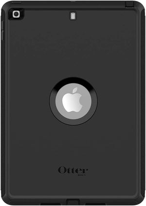 OtterBox DEFENDER SERIES Case & Stand for iPad 7th, 8th, and 9th gen - Black (Renewed)