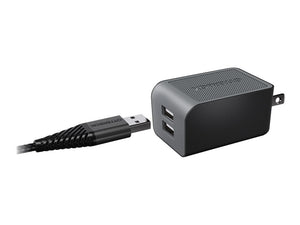 Otterbox USB-A Dual Port Wall Charger - Black (New)