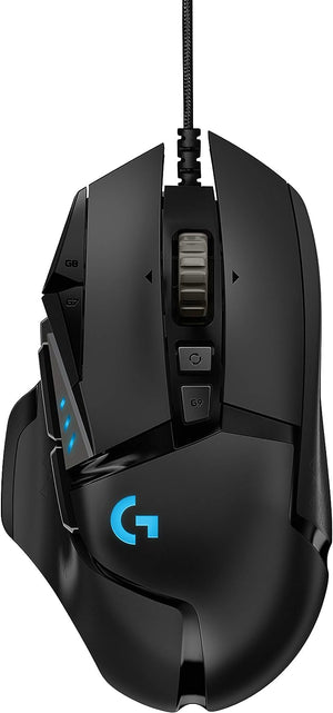 Logitech G502 HERO Wired Optical Gaming Mouse with RGB Lighting - Black (New)