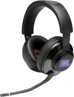 JBL Quantum 400 Gaming On-Ear Wired Headphones w/USB - Black (Refurbished) - Techable