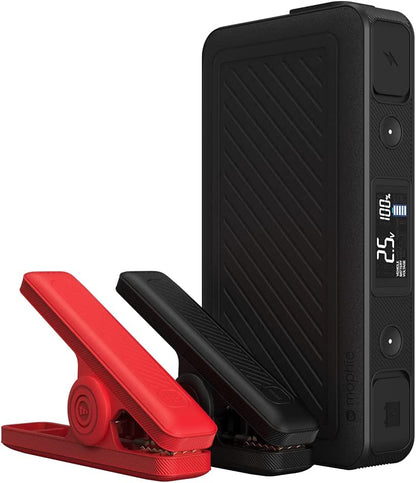 Mophie Powerstation Go Rugged AC Portable AC USB Light Jump Starter - Black (Pre-Owned)
