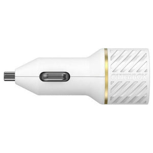 OtterBox USB-A 12W to USB-C 18W Two-pack Car charger - Cloud Dust (New)