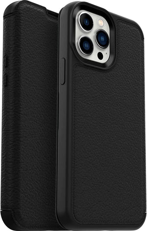 OtterBox STRADA SERIES Folio Case Apple iPhone 13 Pro Max/12 Pro Max - Shadow Black (New) - Techable