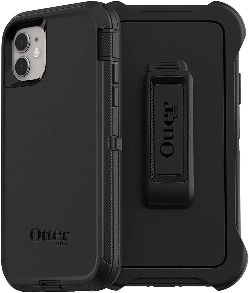 OtterBox DEFENDER SERIES Case & Holster for Apple iPhone 11 - Black (New) - Techable