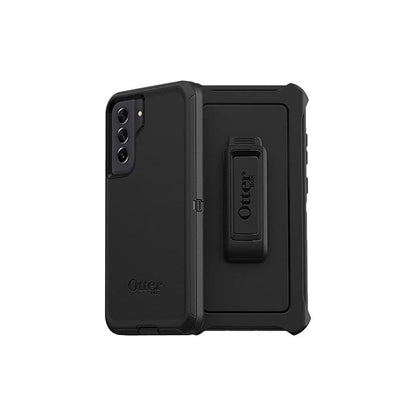 OtterBox DEFENDER SERIES Case & Holster for Samsung Galaxy S21 FE 5G - Black (Certified Refurbished)