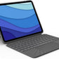 Logitech Combo Touch Keyboard Folio for iPad Pro 11" (1st, 2nd, 3rd & 4th) Gray (New) - Techable