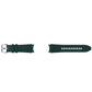 Samsung Hybrid Leather Silicone Watch Band for Galaxy Watch Small/Medium - Green (New)