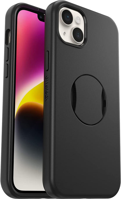 OtterBox OtterGrip SYMMETRY case for Apple iPhone 14 Plus - Black (77-89333) (New)