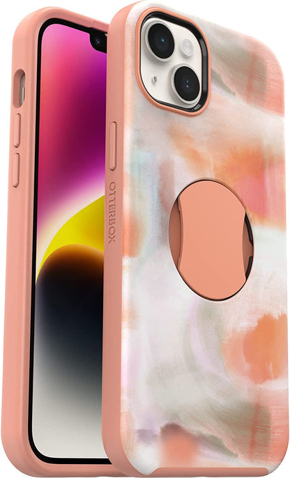 OtterBox OtterGrip SYMMETRY SERIES case for Apple iPhone 14 Plus - Peaches (77-89869) (New)