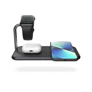 ZENS Aluminium 20W Dual+Watch Wireless Charger - Black (Pre-Owned)