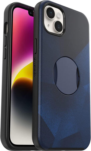 OtterBox OtterGrip SYMMETRY Case for Apple iPhone 14 Plus - Blue Storm (New) - Techable