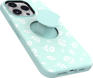 OtterBox OtterGrip SYMMETRY Case for Apple iPhone 14 Plus - Poppies By The Sea Blue (New)