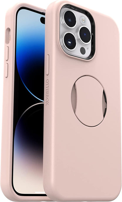 OtterBox OtterGrip SYMMETRY SERIES Case iPhone 14 Pro Max - Made Me Blush (Pink) (Renewed)