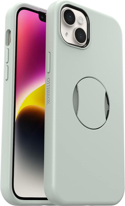 OtterBox OtterGrip SYMMETRY SERIES Case for iPhone 14 Plus - Chill Out (Green) (Renewed)