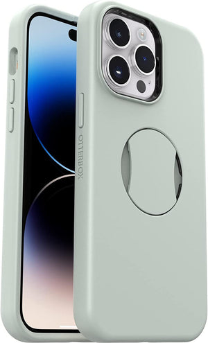 OtterBox OtterGrip SYMMETRY SERIES Case for iPhone 14 Pro Max -Chill Out (Green) (Renewed)