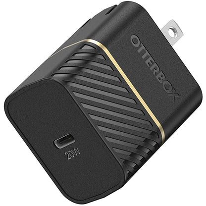 OtterBox 20W USB-C Fast Charge Single Port Wall Charger - Black (Renewed)