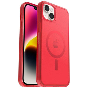 OtterBox SYMMETRY+ SERIES MagSafe Case for Apple iPhone 14 Plus - Pinky Swear Red (New) - Techable