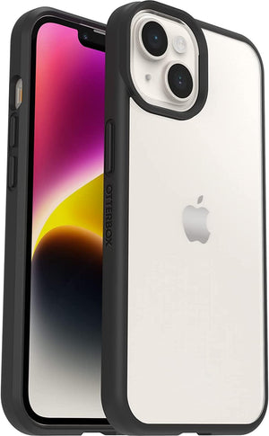 OtterBox REACT SERIES Clear Case for Apple iPhone 14 - Black Crystal (New) - Techable