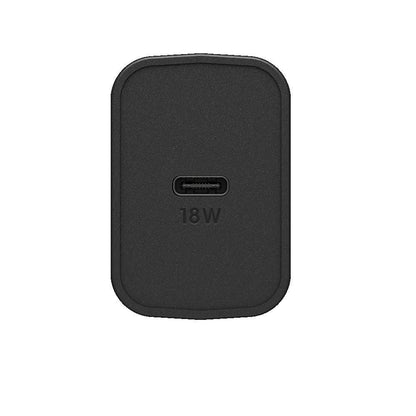 OtterBox USB-C Fast Charge Wall Charger 18W - Black Shimmer (New) - Techable