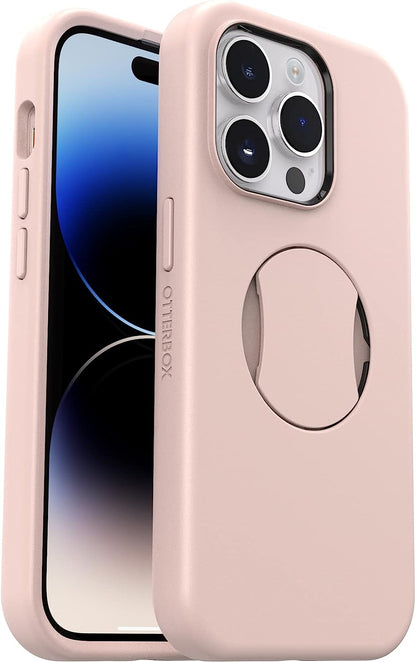 OtterBox OtterGrip SYMMETRY SERIES Case for iPhone 14 Pro - Made Me Blush (Pink) (Renewed)