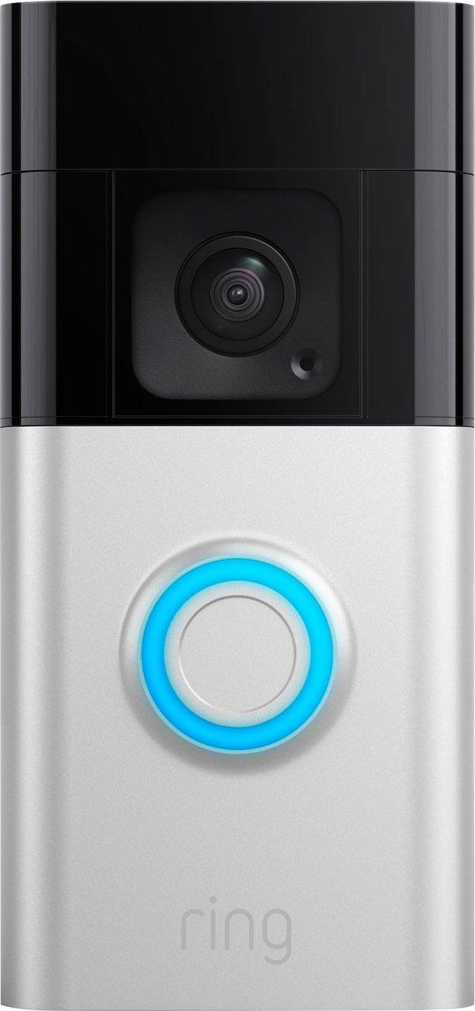 Ring Battery Doorbell Plus Smart Wifi Video Doorbell - Satin Nickel (New) - Techable