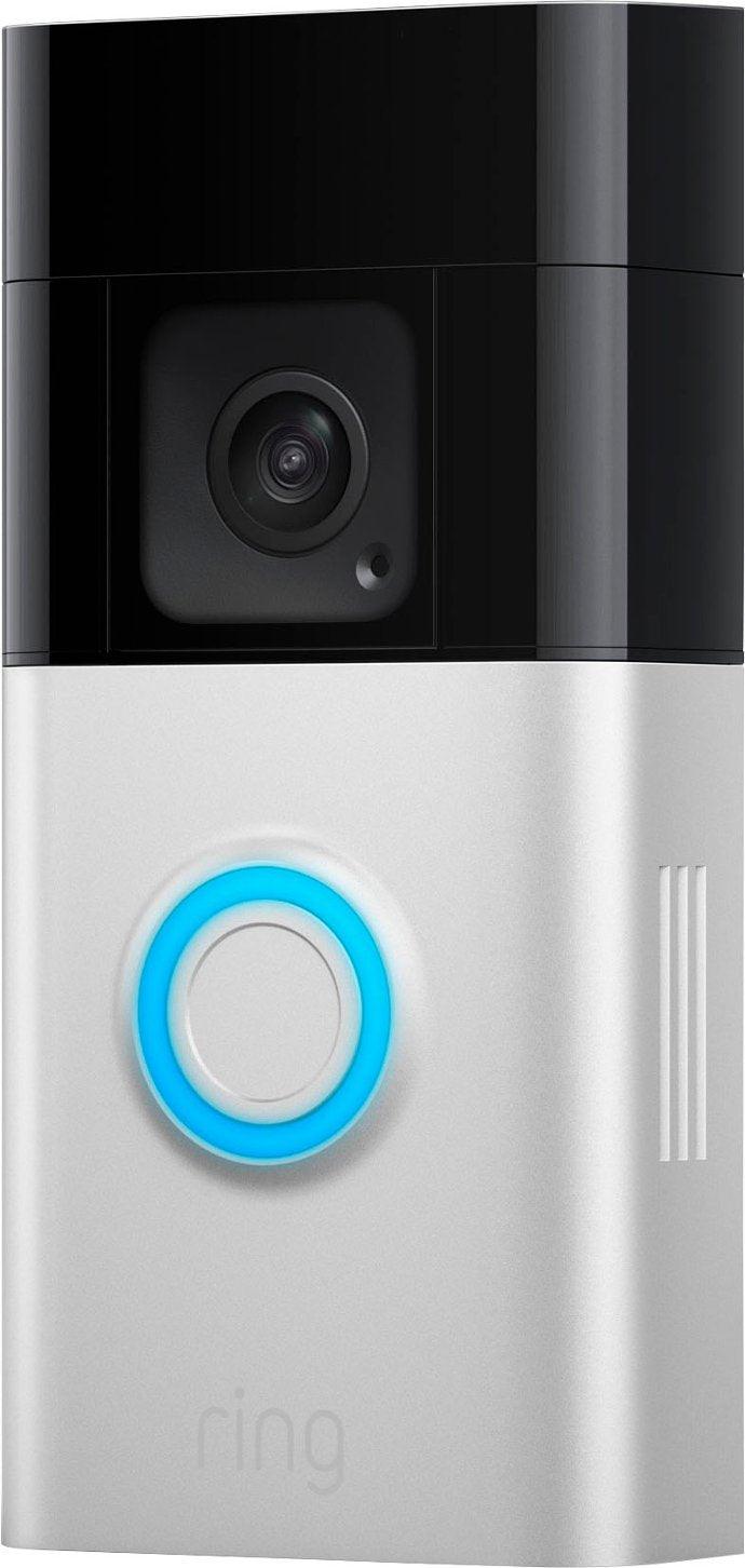 Ring Battery Doorbell Plus Smart Wifi Video Doorbell - Satin Nickel (New) - Techable