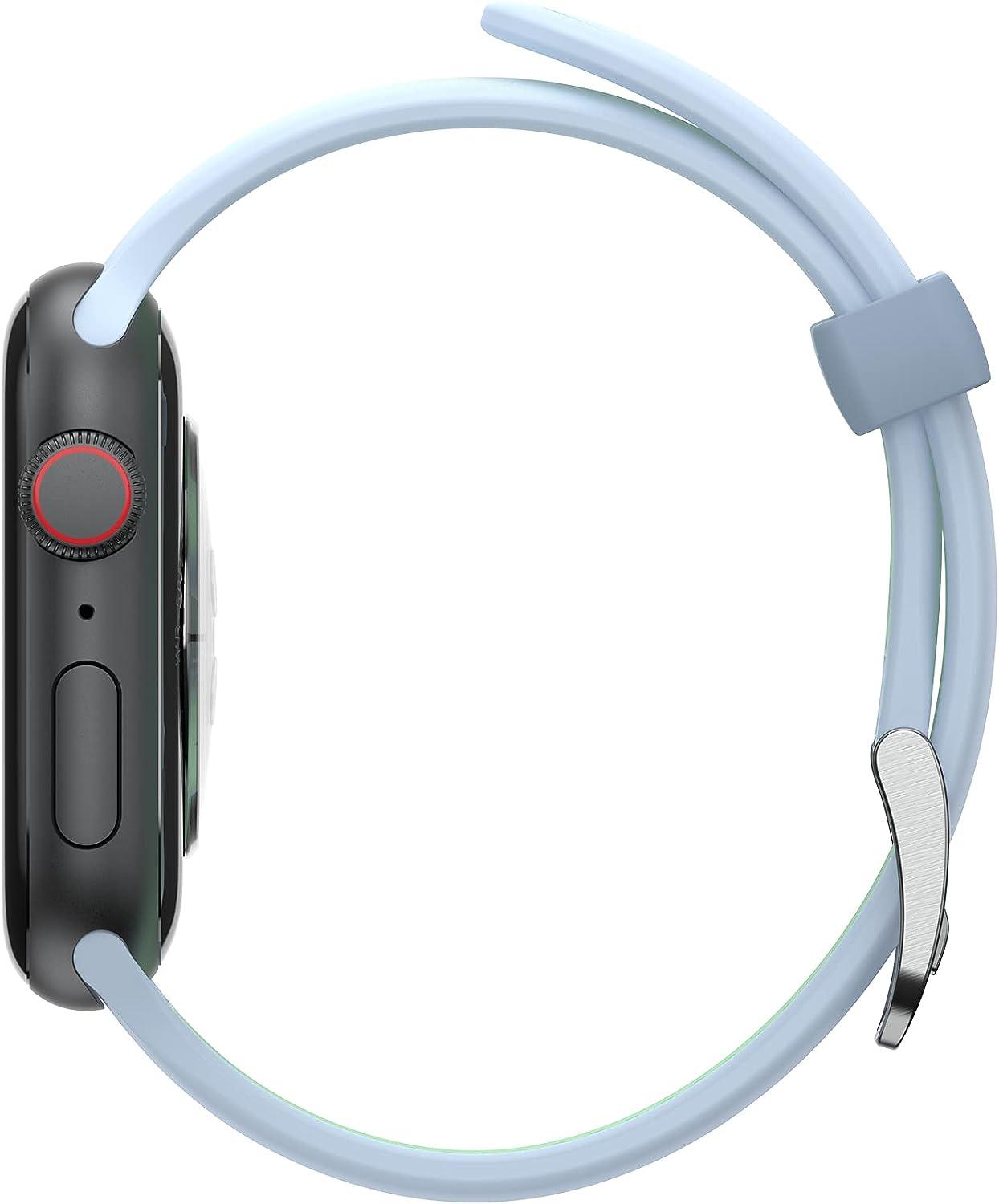 OtterBox Apple Watch All Day Band 42mm/44mm/45mm - Fresh Dew (Grey/Light Green) (New) - Techable