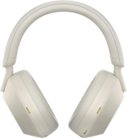 Sony WH1000XM5 Wireless Noise-Canceling Over-the-Ear Headphones - Silver  (New) - Techable