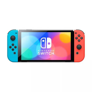 Nintendo Switch OLED Model with Neon Red & Neon Blue Joy-Con - Multi (New)