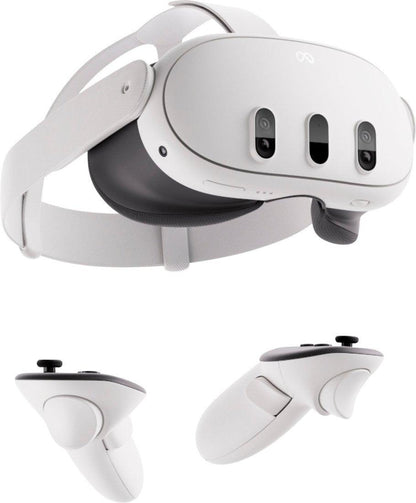 Meta Quest 3 Breakthrough Mixed Reality w/o game code - 128GB - White (Certified Refurbished) - Techable