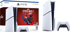 Sony PlayStation 5 Slim Console Marvel's Spider-Man 2 Bundle (1 TB) - White (Refurbished)