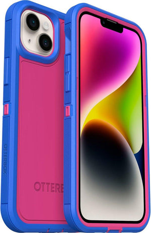 OtterBox DEFENDER SERIES XT Case for iPhone 14 Plus - Blooming Lotus (Pink) (New) - Techable