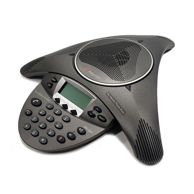 Polycom Soundstation IP 6000 2200-15600-001 For Poe - No Power Supply Included (New) - Techable