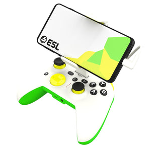 RiotPWR ESL Game Controller for Android Phones USB-C - MultiColored(White/Green) (New)