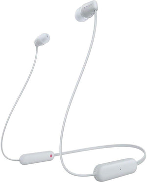 Sony WI-C100 Wireless In-Ear Headphones - White (Renewed)
