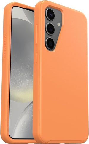 OtterBox SYMMETRY SERIES Clear Case for Galaxy S24 + - Sunstone (Orange) (New)